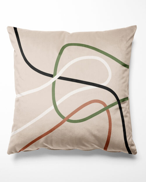 Coussin lignes, Made in France